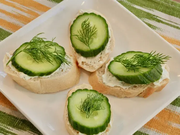 14. Cucumber Sandwich Bites