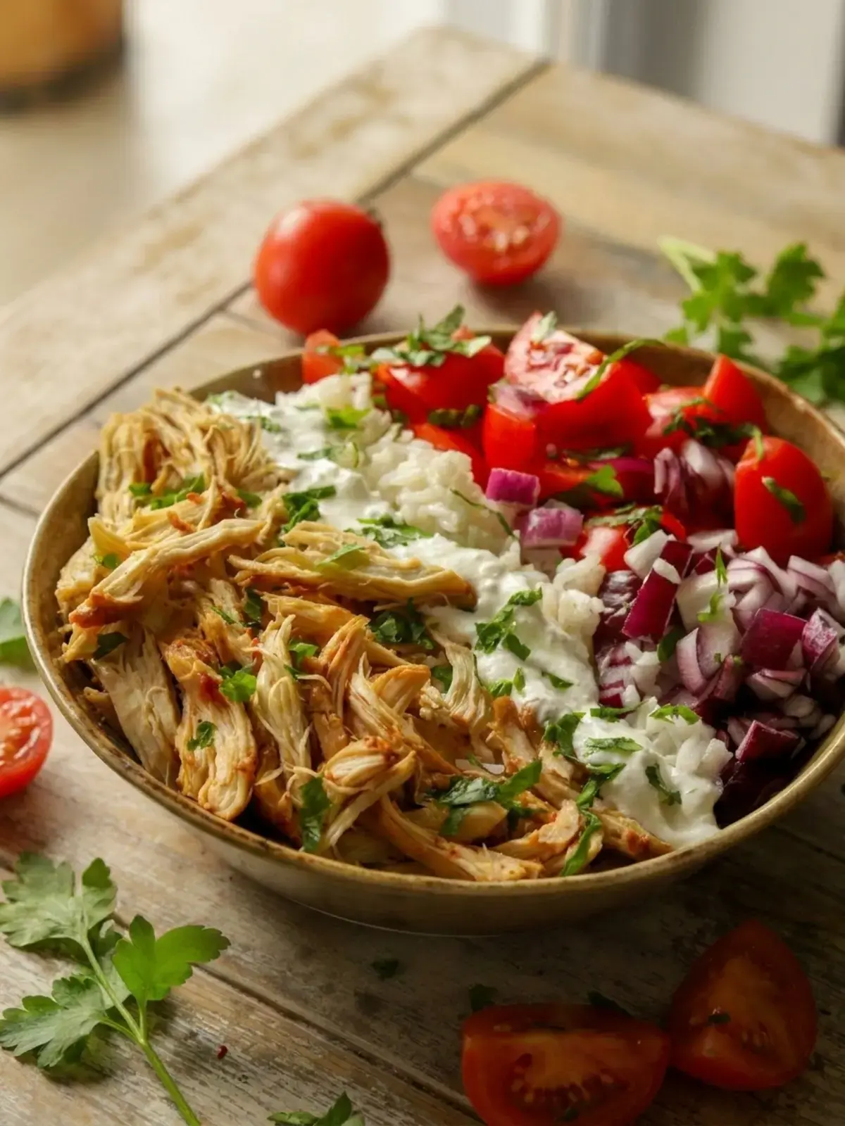 3. Crockpot Chicken Shawarma