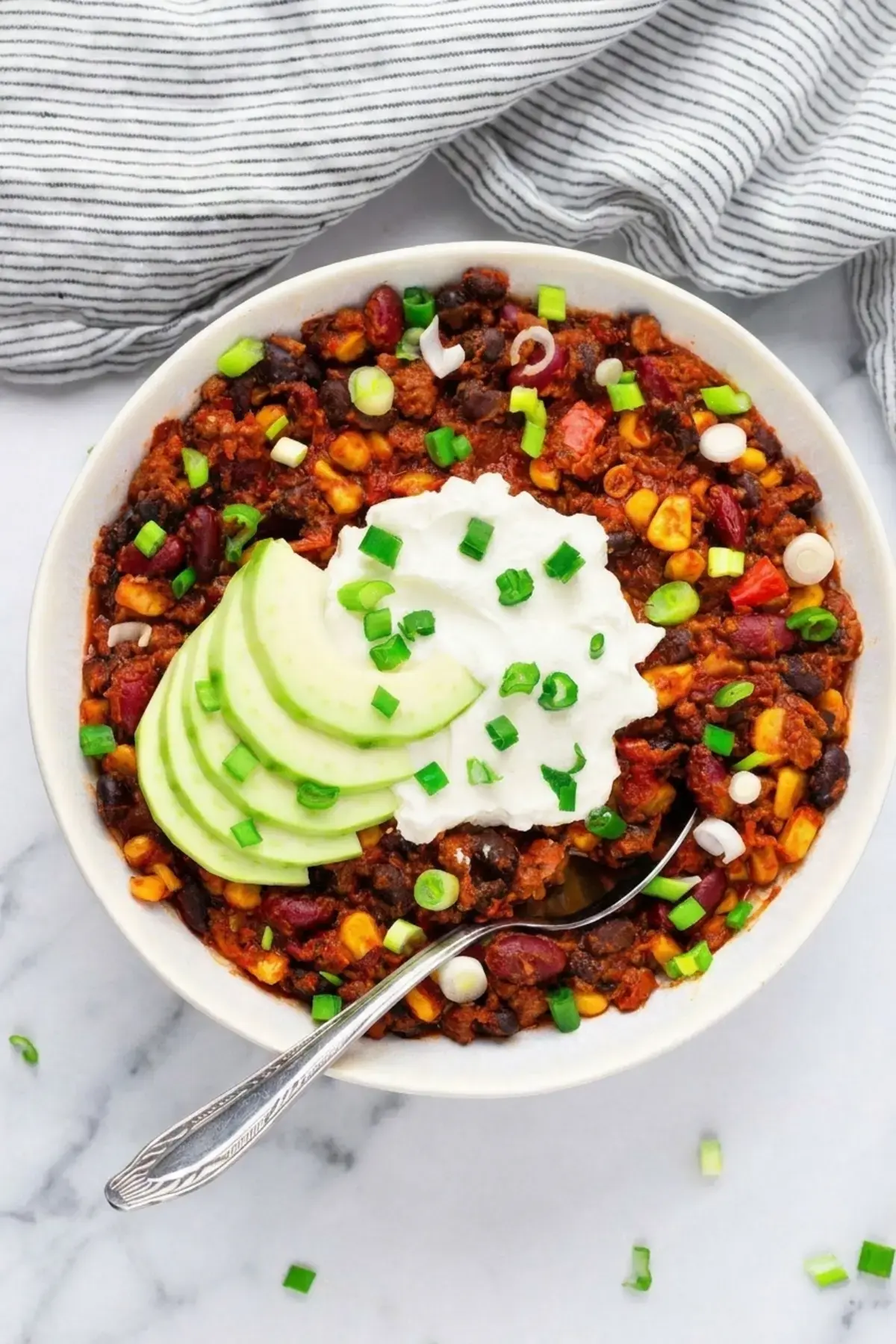 6. Slow Cooker Protein Chili