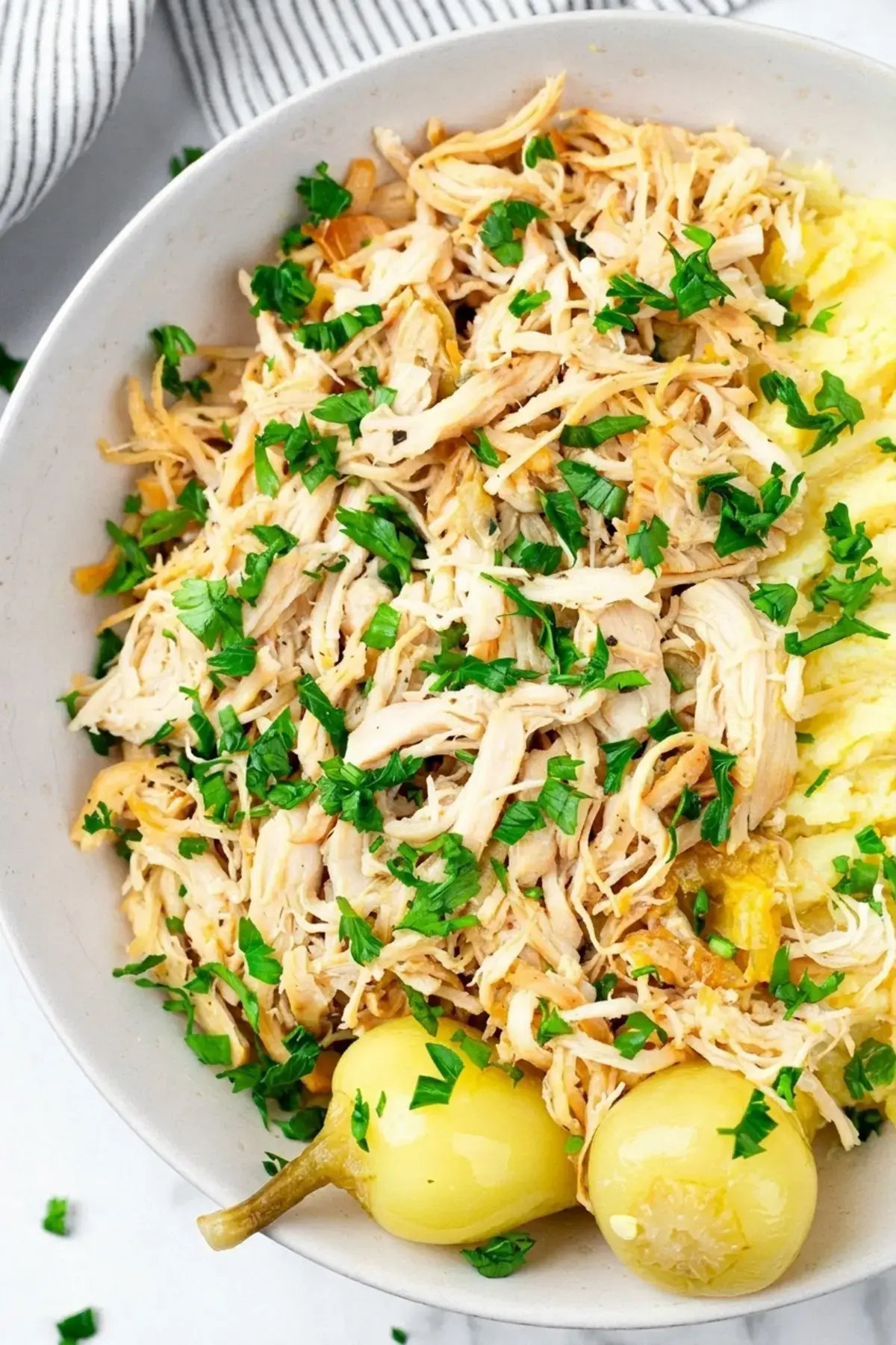 7. Crockpot Mississippi Chicken