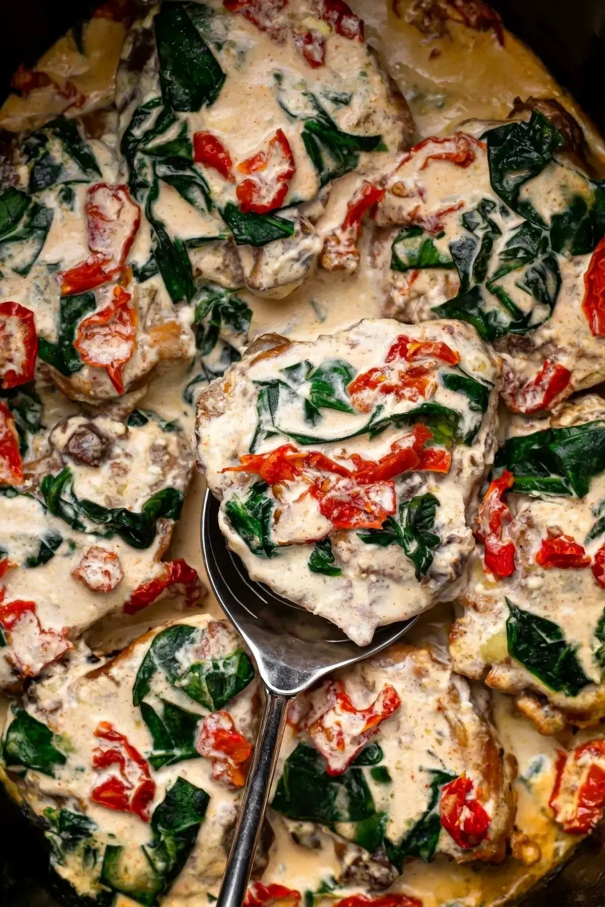 8. Crockpot Tuscan Chicken