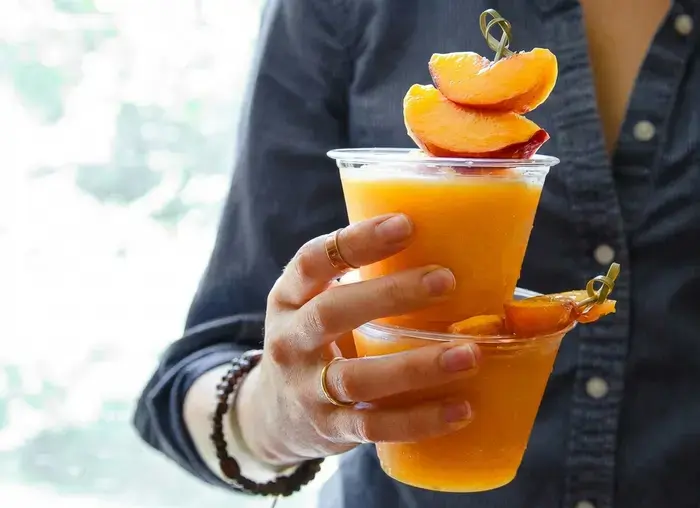 19. Peach Wine Slushie