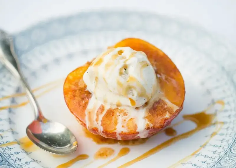 22. Baked Peaches