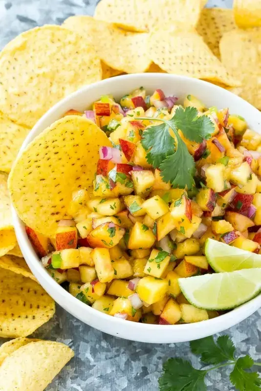 3. Peach Salsa