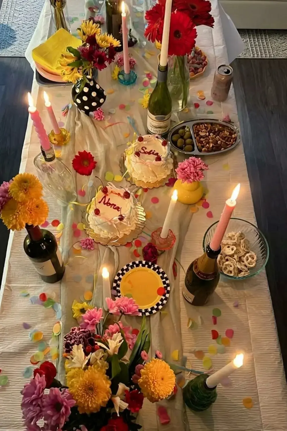 28Th Birthday Cake Ideas for a Stylish and Fun Celebration 5 4. Name Calligraphy