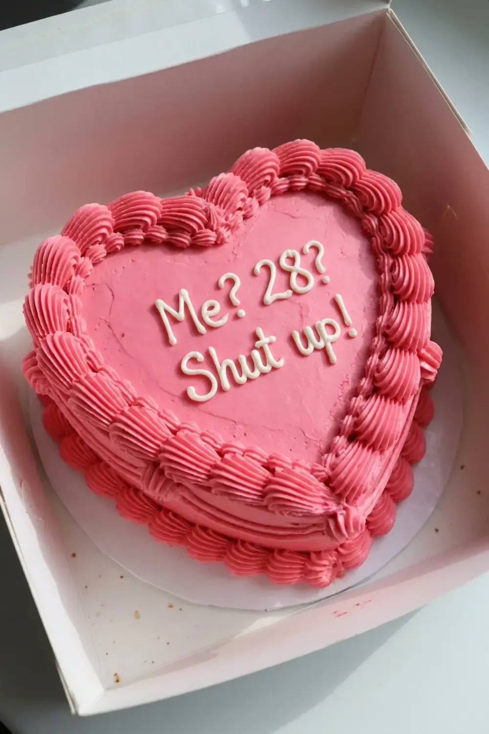 28Th Birthday Cake Ideas for a Stylish and Fun Celebration 7 6. Me? 28? Shut up!