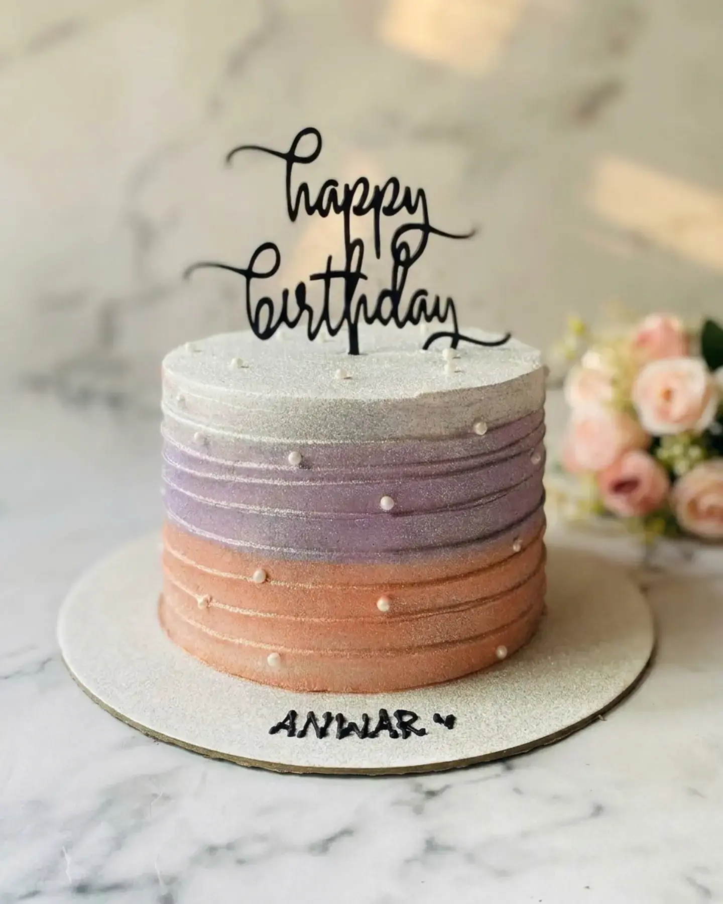 Glittered Cakes