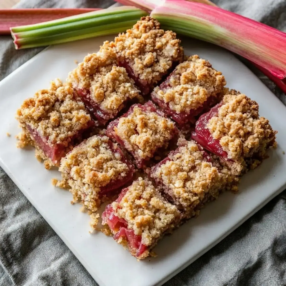 Amish Oatmeal Rhubarb Bars With Crumb Topping for Spring Dessert 5 Expert Tips for Amish Oatmeal Rhubarb Bars