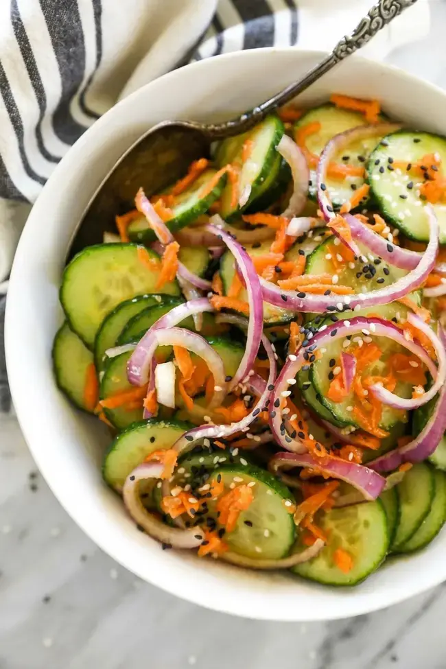 Should I peel the cucumbers before slicing them?