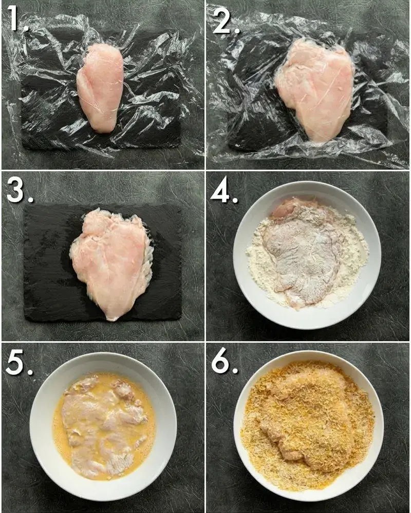Crispy Baked Chicken Parmesan for an Easy Family Dinner 15 Dredge the chicken