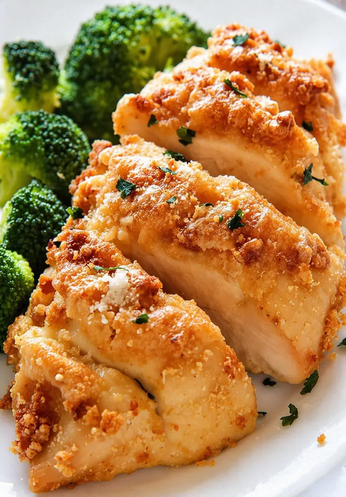 Baked Garlic Parmesan Chicken with Crispy Golden Crust 38 Baked Garlic Parmesan Chicken