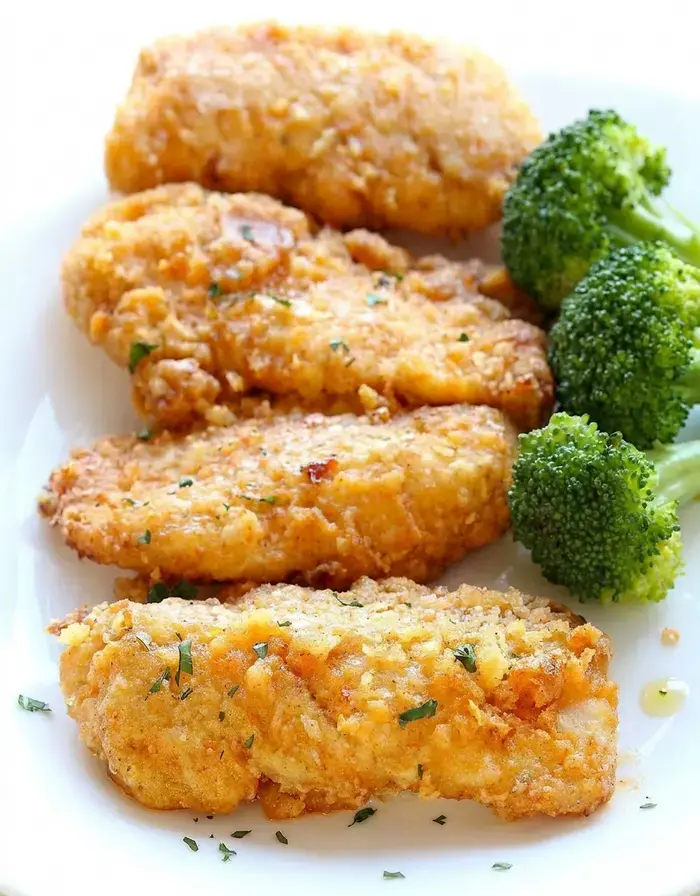 Baked Garlic Parmesan Chicken with Crispy Golden Crust 36 Strawberry Cheesecake Salad