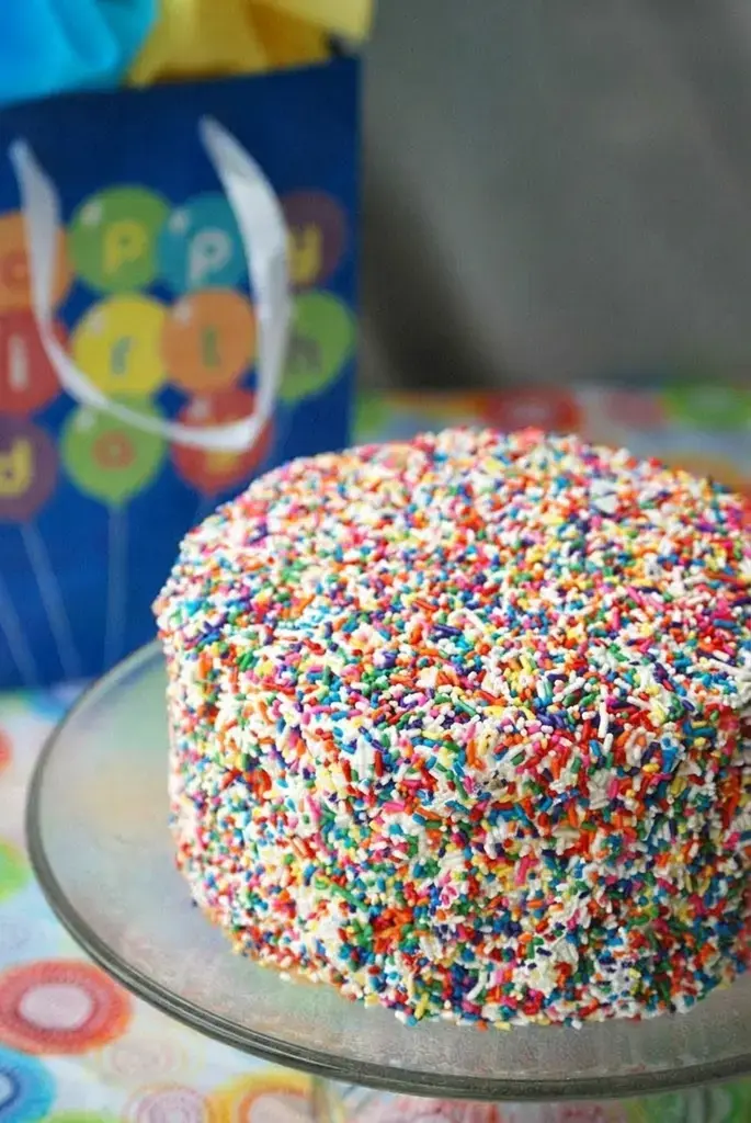 Birthday Cake Decorating Ideas You Can Do at Home for Easy, Fun Cakes 1 Sprinkle Cake