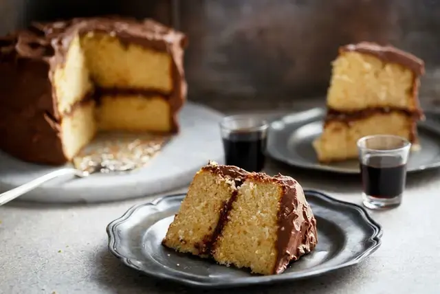 Birthday Cakes For Adults: 14 Sophisticated Ideas for Grown-Up Celebrations 9 Butter Cake with Kahlua Chocolate Frosting