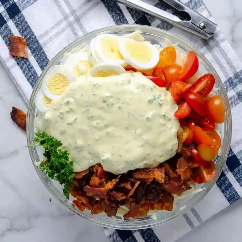 Easy Keto Coleslaw Dressing with No added Sugar