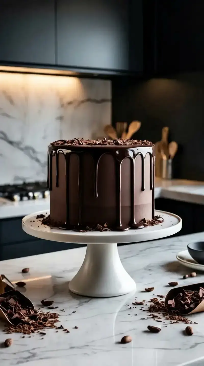 Cake Ideas: Simple Recipes and Decorating Tips for Beginners 2 Chocolate Ganache Drip Cake