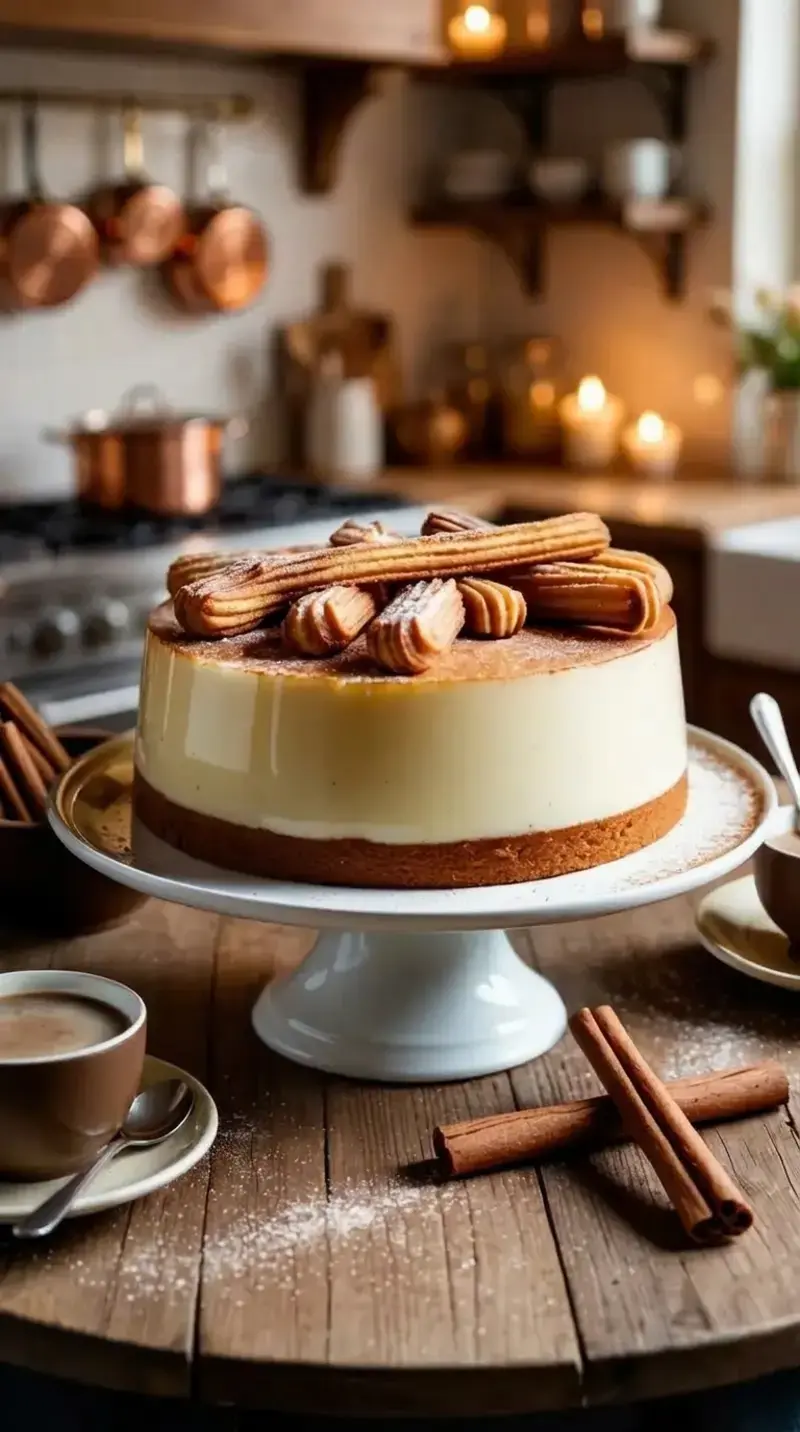 Cake Ideas: Simple Recipes and Decorating Tips for Beginners 15 Churro Flan Cake