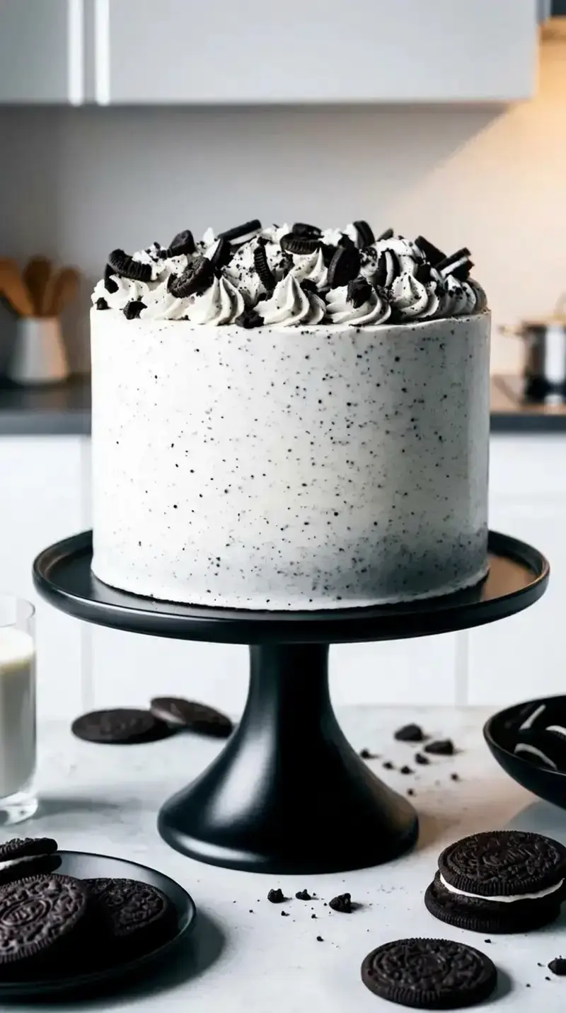 Cake Ideas: Simple Recipes and Decorating Tips for Beginners 10 Cookies and Cream Cake