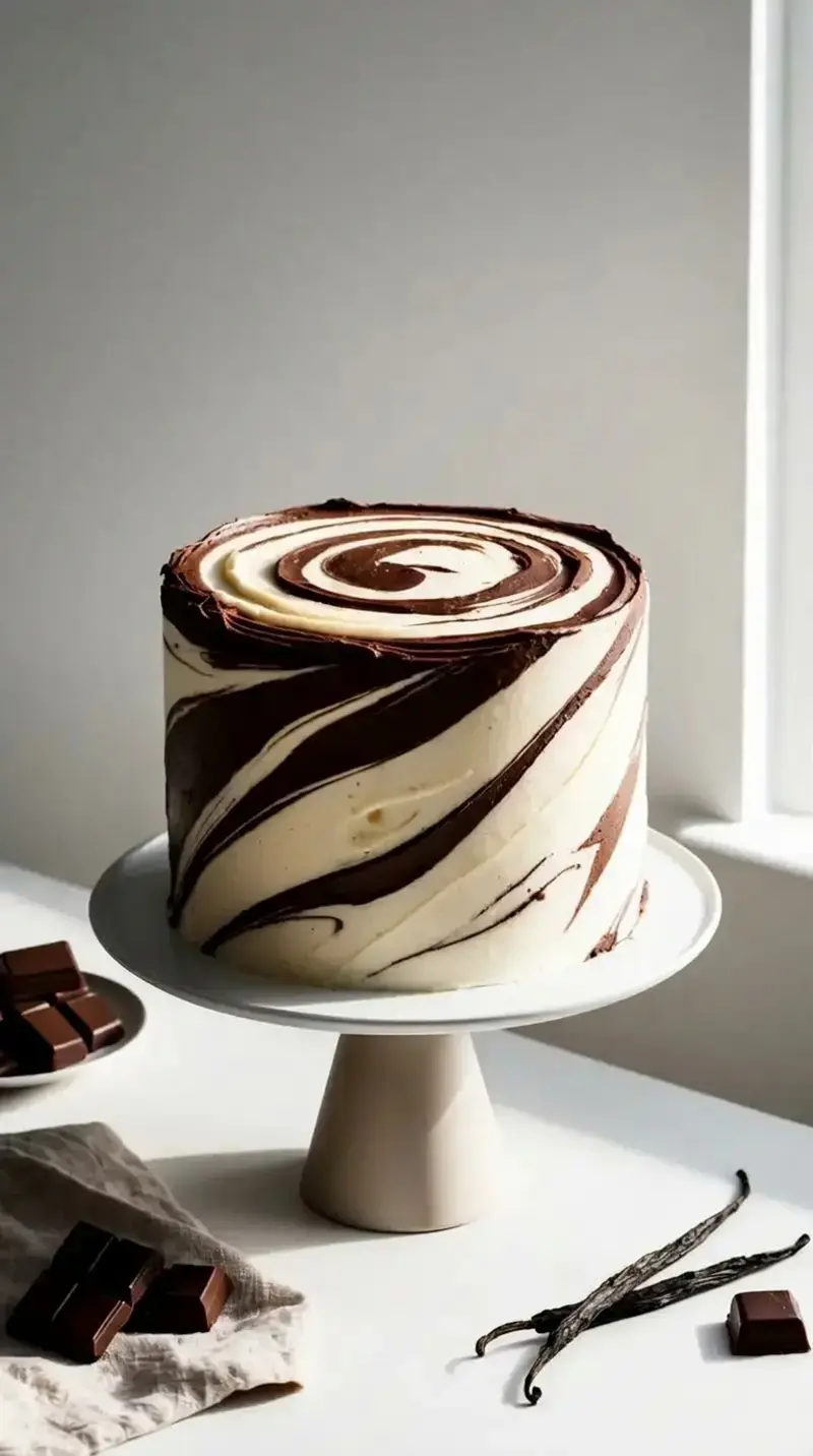 Cake Ideas: Simple Recipes and Decorating Tips for Beginners 14 Marble Swirl Cake