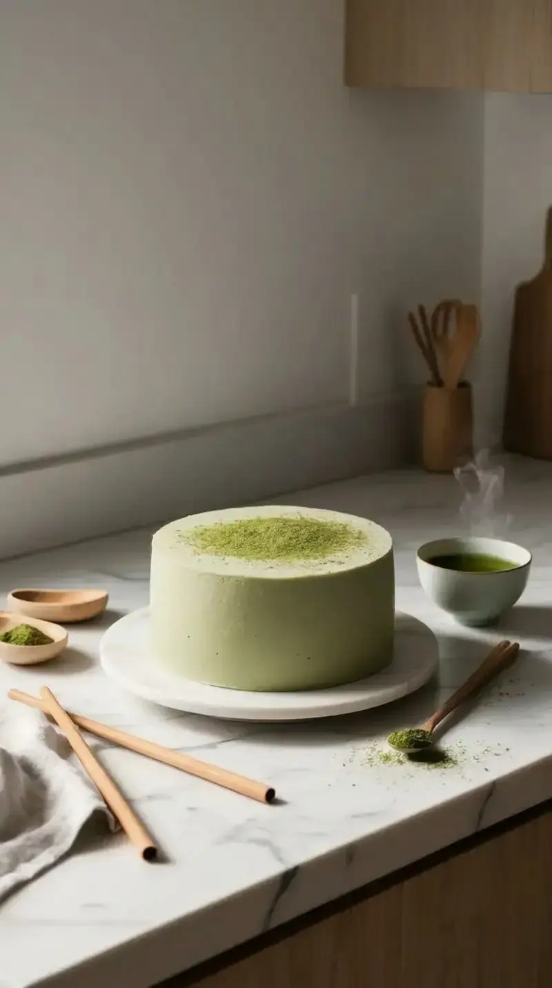 Cake Ideas: Simple Recipes and Decorating Tips for Beginners 8 Matcha Green Tea Cake