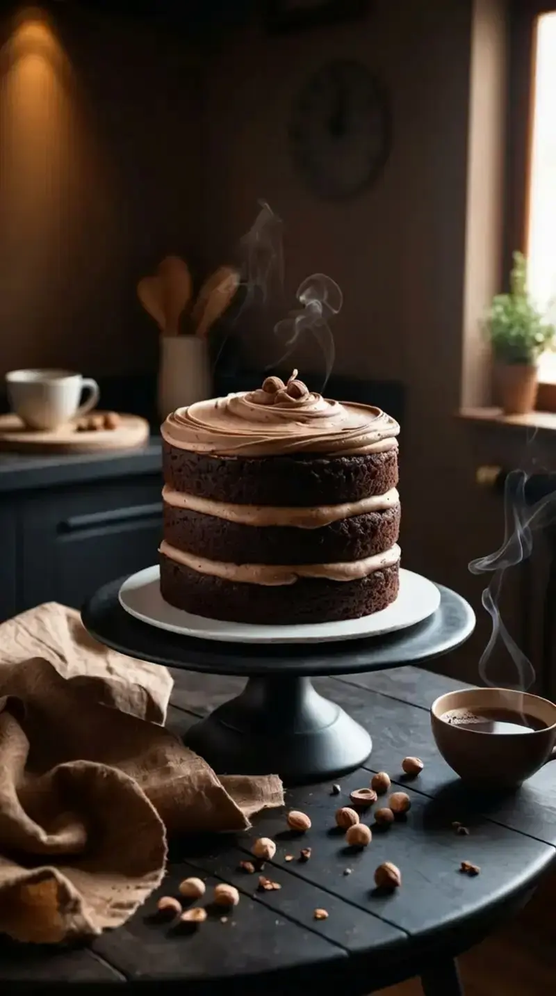 Cake Ideas: Simple Recipes and Decorating Tips for Beginners 12 Mocha Hazelnut Cake