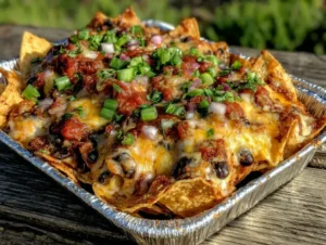 Campfire Nachos With Black Beans 5 Minute Outdoor