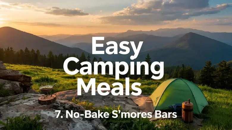 7. No-Bake S'mores Bars