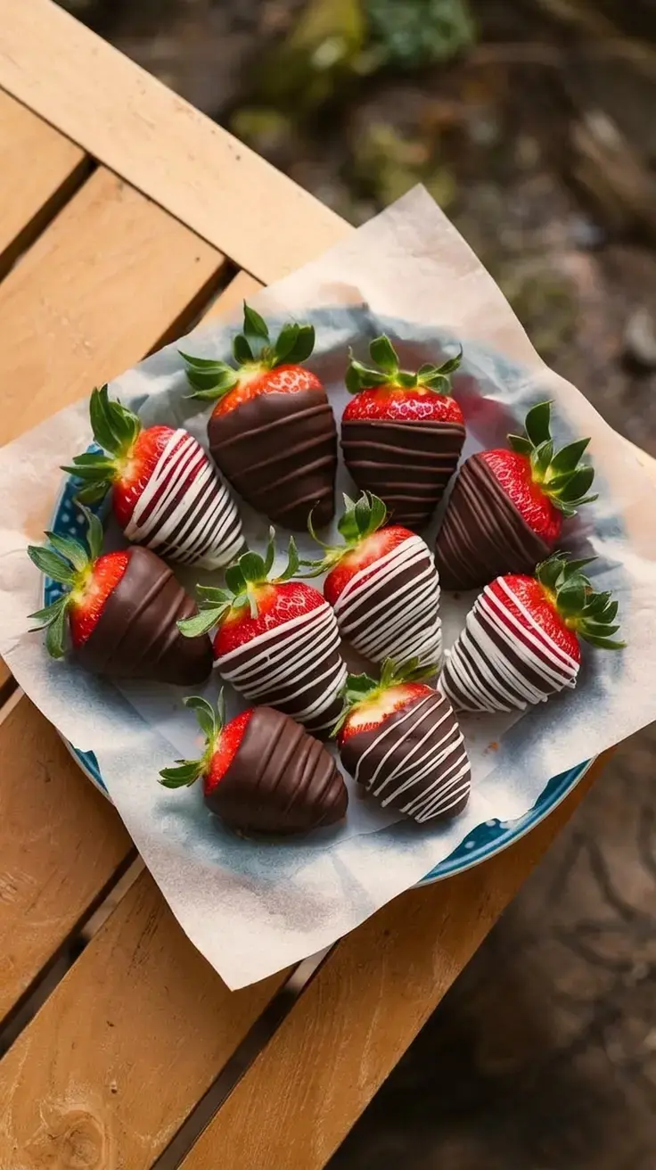 9. Chocolate-Dipped Strawberries
