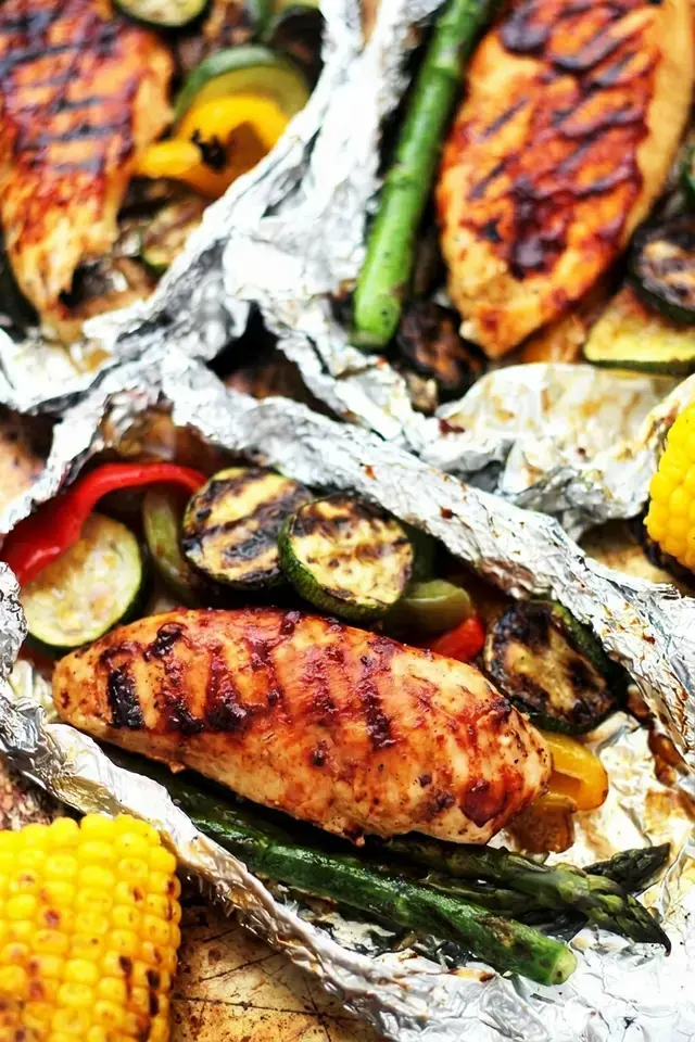 BBQ Chicken Foil Packets