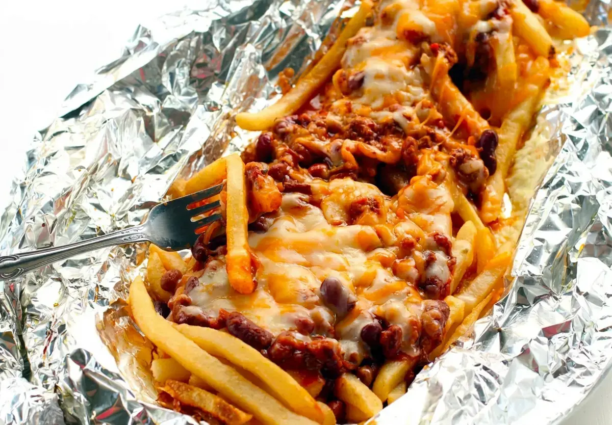 Campfire Chili Cheese Fries