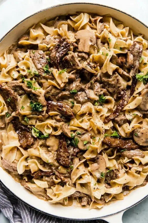 Homestyle Beef Stroganoff