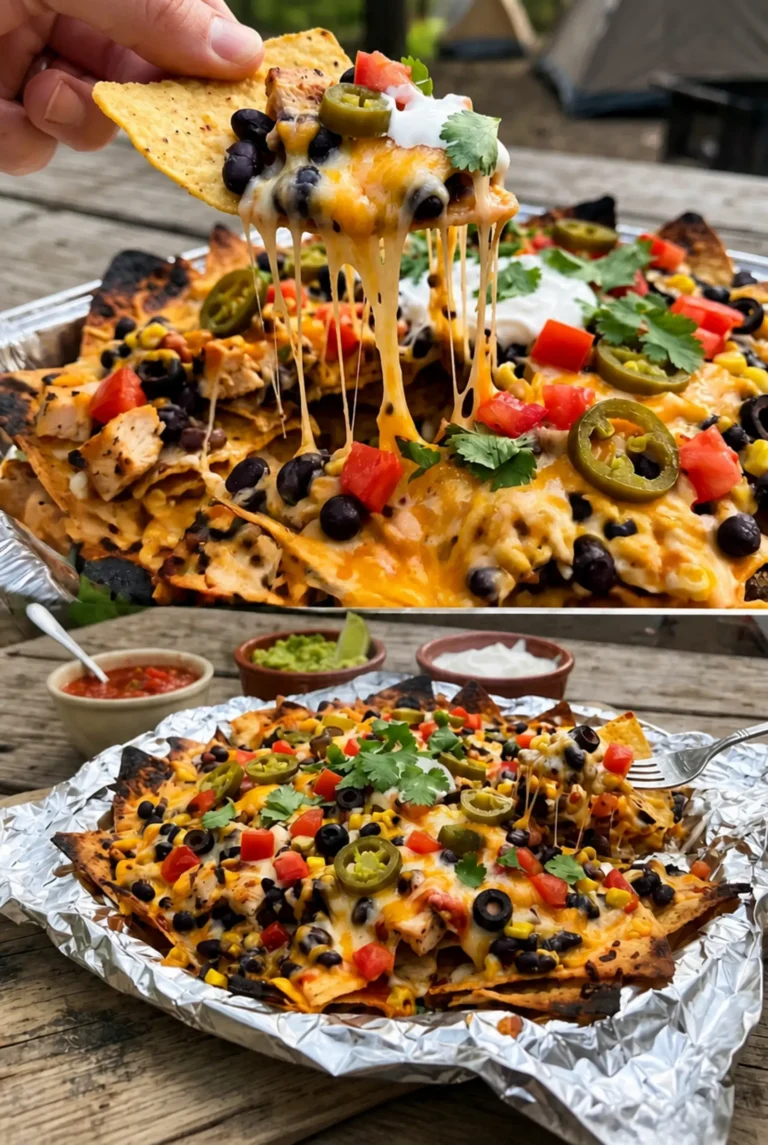 Camping Grilled Nachos