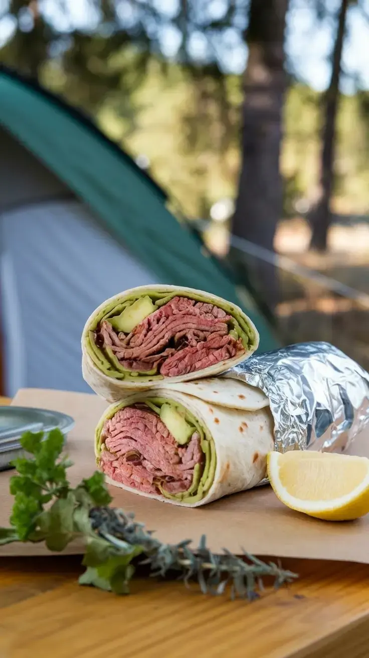 13. Steak & Avocado Wraps