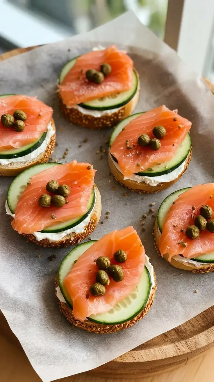 15. Smoked Salmon Bagels