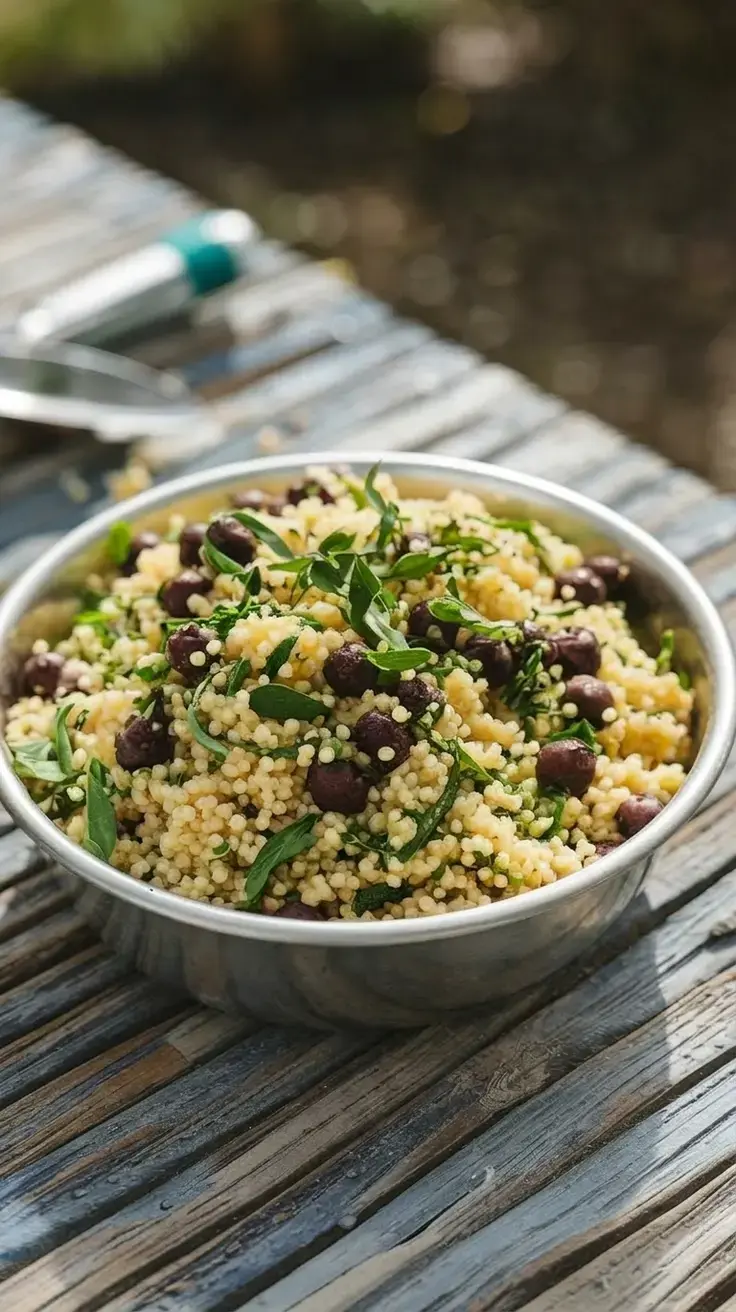 17. Instant Couscous & Chickpeas