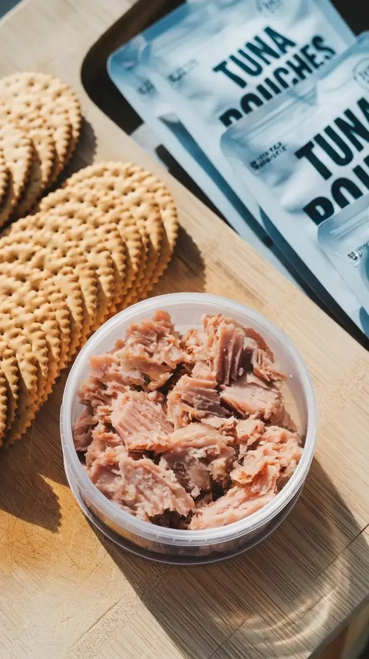 20. Shelf-Stable Tuna & Crackers