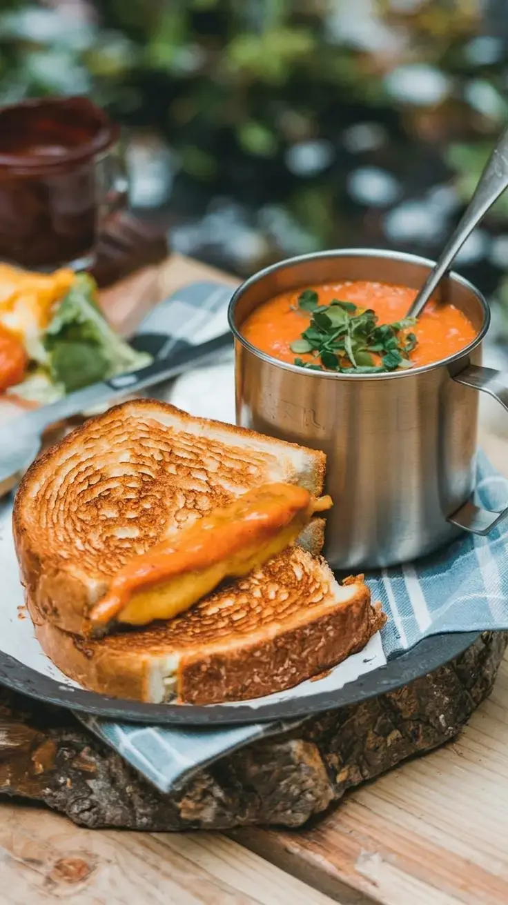 6. Grilled Cheese & Tomato Soup