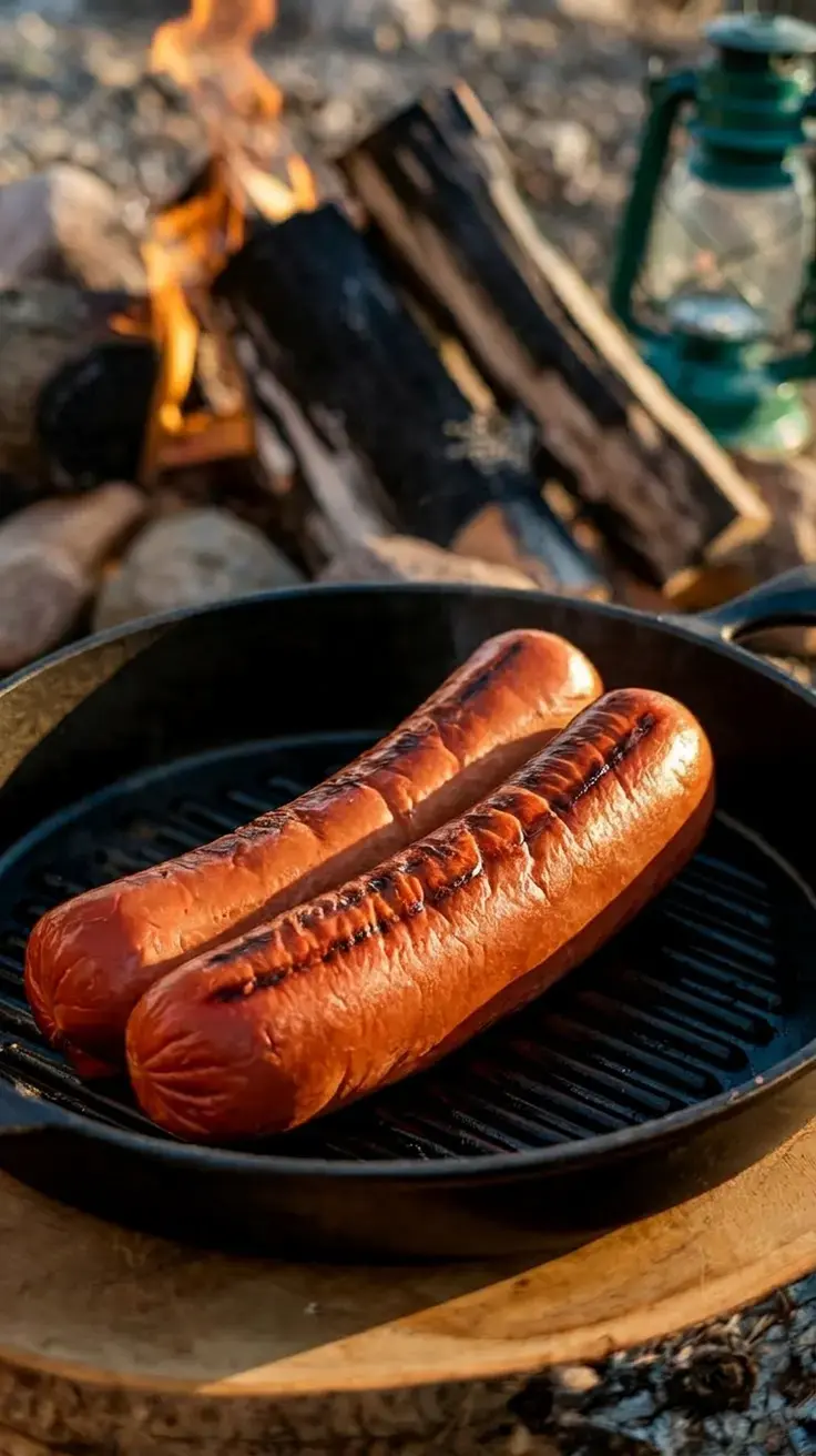 7. Fire-Roasted Hot Dogs