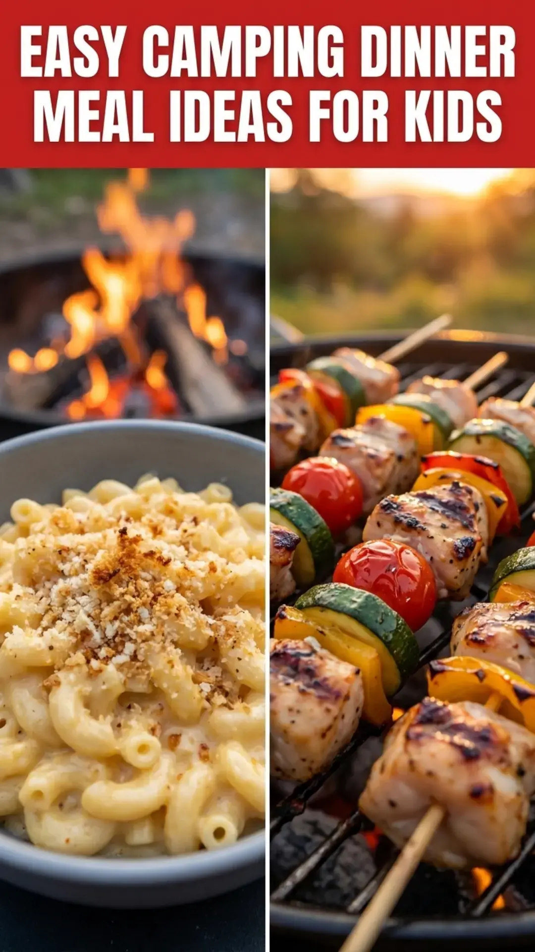 Easy Camping Dinner Meal Ideas for Kids