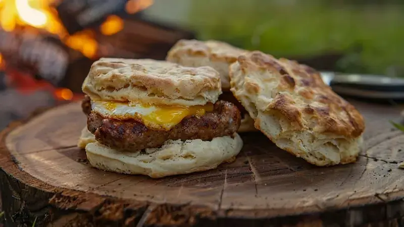 10. Camping Breakfast Sandwich