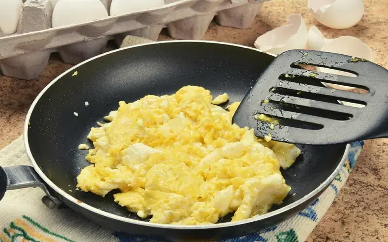 15. Dutch Oven Scrambled Eggs