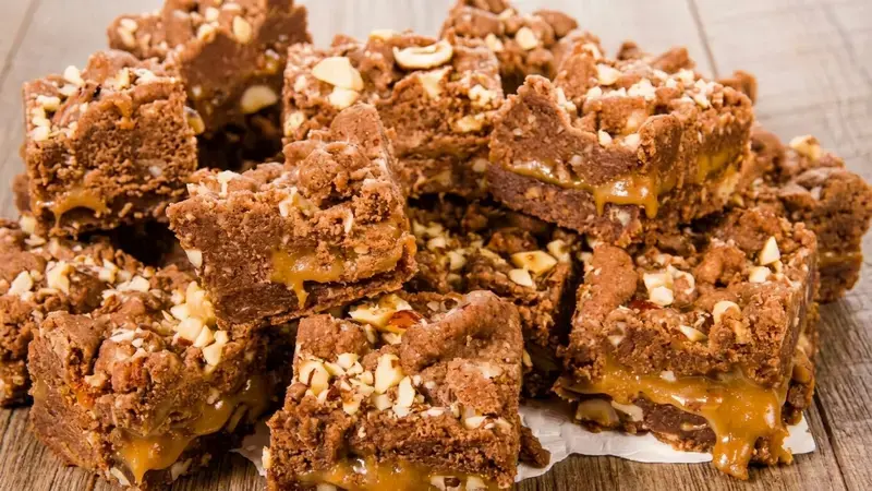 20. Caramel Nut Brownies