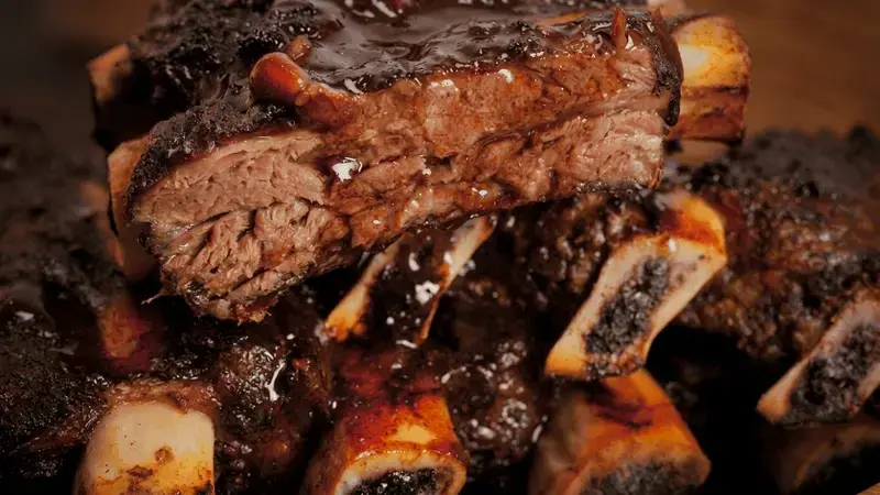 6. Pellet Smoked Short Ribs