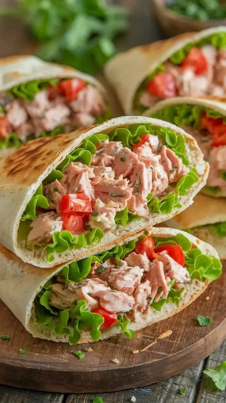 13. Tuna Salad Pita Pockets