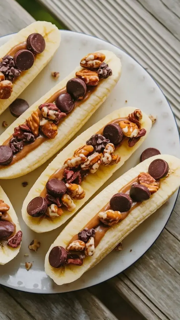 19. Trail Mix Banana Boats