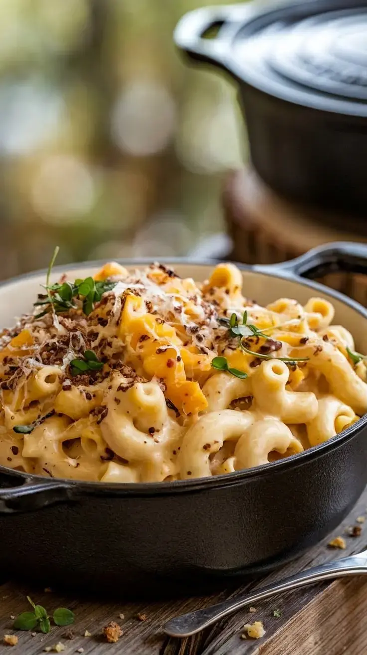 3. One-Pot Camp Stove Mac & Cheese