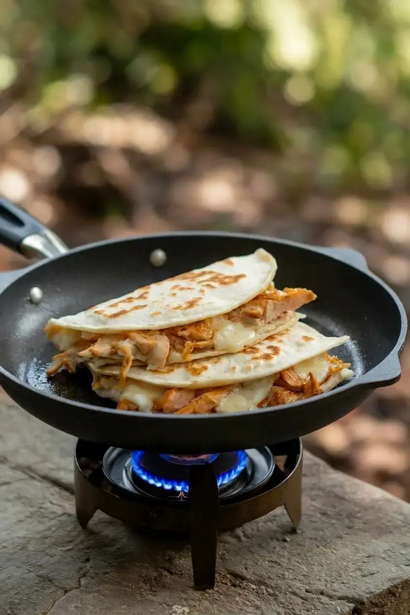 4. Chicken Quesadillas on the Griddle