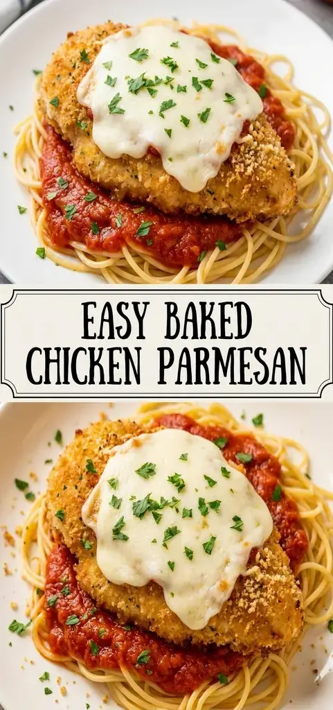 Ingredients you need to make Baked Chicken Parmesan: