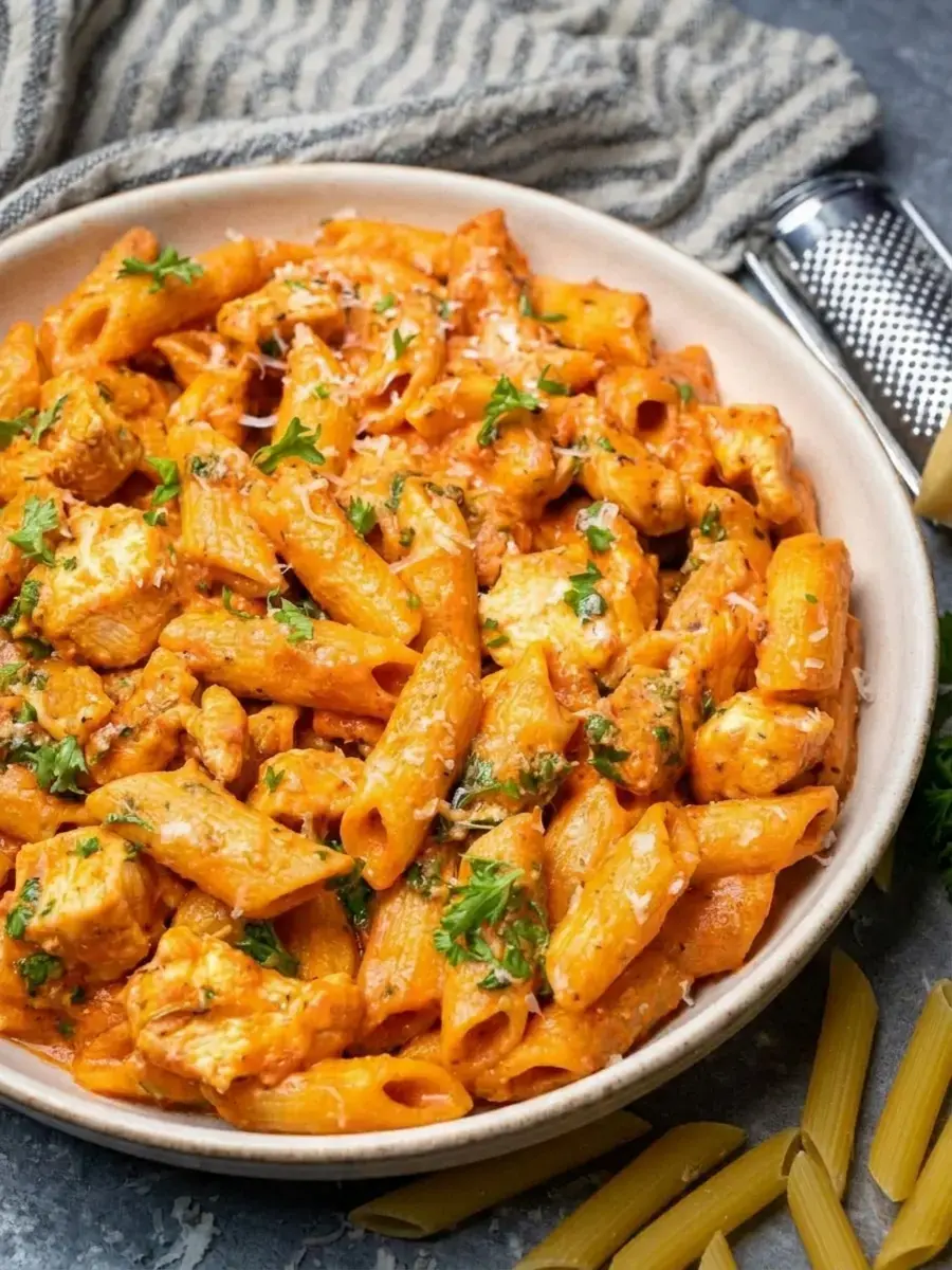 Why you'll love this chicken parmesan pasta