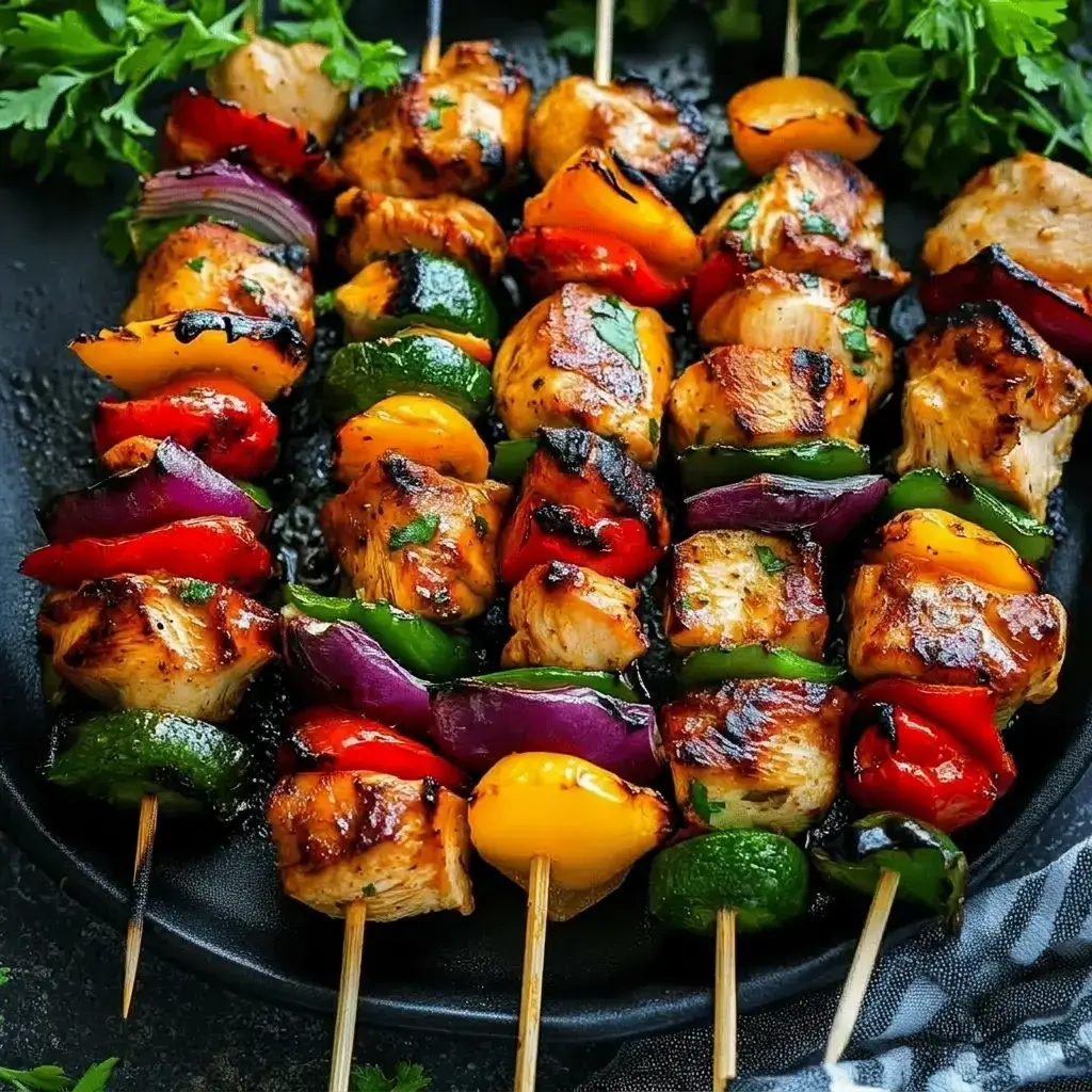 Chicken Skewers With Chicken Kabob Marinade for Juicy Grilled Kabobs 9 How to Make Chicken Skewers with Chicken Kabob Marinade!
